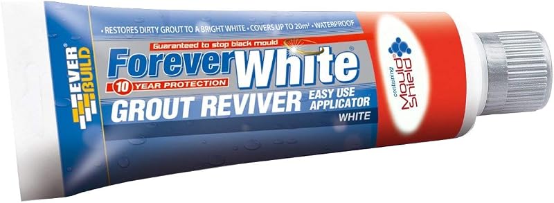 Everbuild Grout Reviver Forever White 200ml - Revitalise Grout Lines