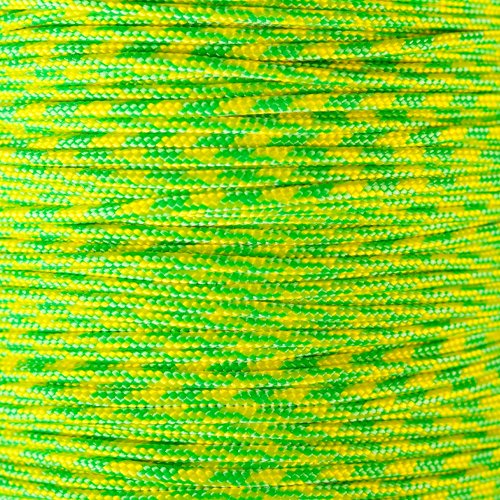PARACORD PLANET 10, 25, 50, and 100 Foot Hanks of 425 Paracord (3mm) - Made of 100% Nylon for Tactical, Crafting, Survival, General Use, and Much More (Dayglow, 100 Feet) — image 1