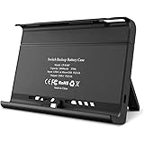 10000mAh Battery Charger Case for Nintendo Switch, Portable Backup Battery Pack, Travel Power Bank, Adjustable Kickstand, Tab