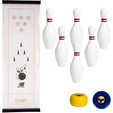 Jeu De Mini Bowling En Bois Pour Table - Set De Quilles, Amusant Et Sécurisé, Pour Enfants Et Adultes