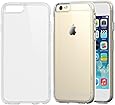 iPhone 6s Case Clear, LUVVITT [Clearview] Hybrid Scratch Resistant Back Cover with Shock Absorbing Bumper for Apple iPhone 6/6s (4.7) - Crystal Clear