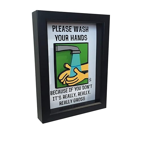 Amazon Com Bathroom Wall Decor Bathroom Decor Bathroom Wall Art Bathroom Art Bathroom Signs 3d Art Washroom Sign Washroom Art Funny Bathroom Signs Handmade