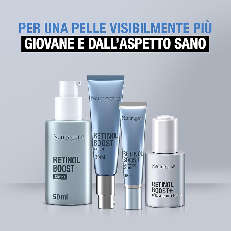 Retinol Boost Crema Viso Antirughe con Retinolo Puro, 50 ml