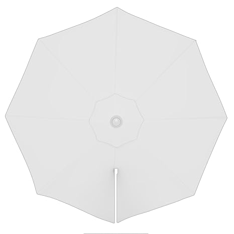 paramondo Sonnenschirm Bespannung ink. Air Vent für parapenda Ampelschirm (3,5m / rund), weiss