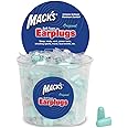 Mack's Original Soft Foam Earplugs -100 Pair - Individually Wrapped - 33dB Highest NRR, Comfortable Ear Plugs for Sleeping, Snoring, Work, Travel and Loud Events | Made in USA