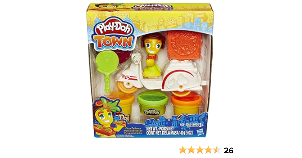 play doh town pizza delivery