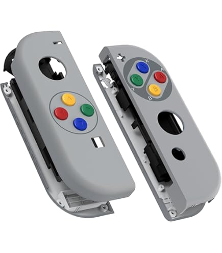 Amazon.com: eXtremeRate Classics SNES Style Soft Touch Joycon