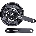MEGHNA Bicycle Crankset FC-TY301 42-34-24 Teeth for 3x6/7/8 Speed 170mm Crank for Mountain Bike Gears Square Taper
