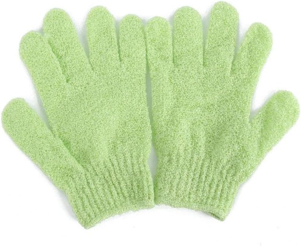6 Pairs Exfoliating Shower Gloves,Exfoliating Gloves Five fingers Bath
