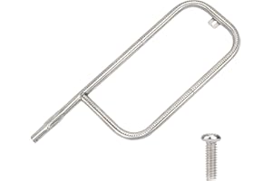 Leship 20.5" Grill Burner for 41862 Weber Q200 Q220 Q2000 Q2200 396000 396001 396002 566002 53060001 54060001, SUS304 Grill Burner Tube Pipe Replacement for Weber 69956 60041