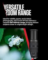 Canon RF 100-400mm F5.6-8 IS USM Telephoto Zoom Lens for EOS R view 3