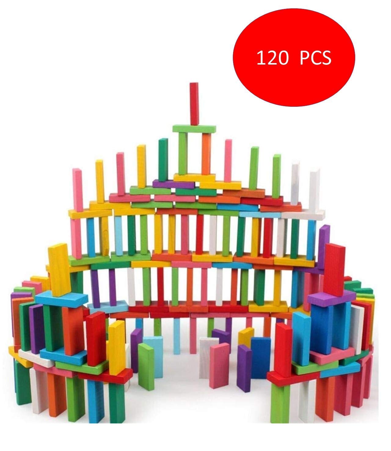 colored wooden dominoes