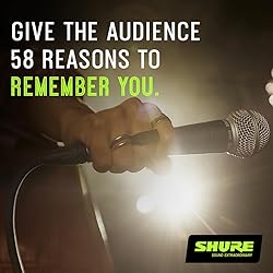 Shure SM58 Professional Dynamic Vocal Microphone