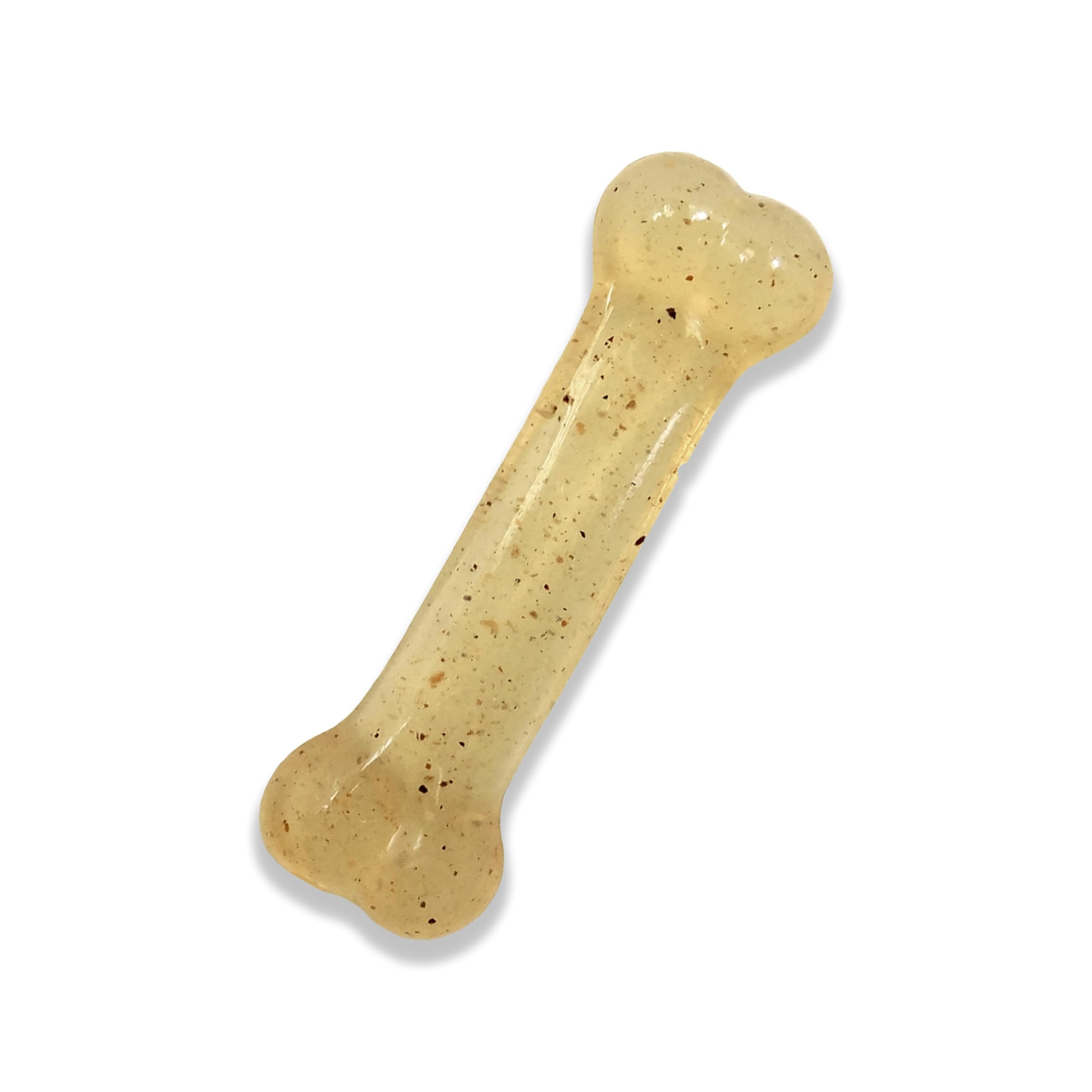 Nylabone Moderate Flexible Dental Dog Chew Toy, Chicken Flavour, Helps Clean Teeth, Small, for Dogs Up to 11 kg