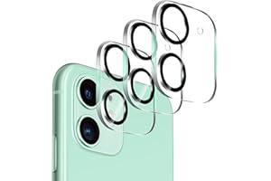 Dengduoduo 3 Pack Camera Lens Protector for iPhone 11 & iPhone 12 Mini, Ultra HD, Tempered Glass, 9H Hardness, Anti-Scratch, Case Friendly, Easy to Install [No Affect on Night Shots]