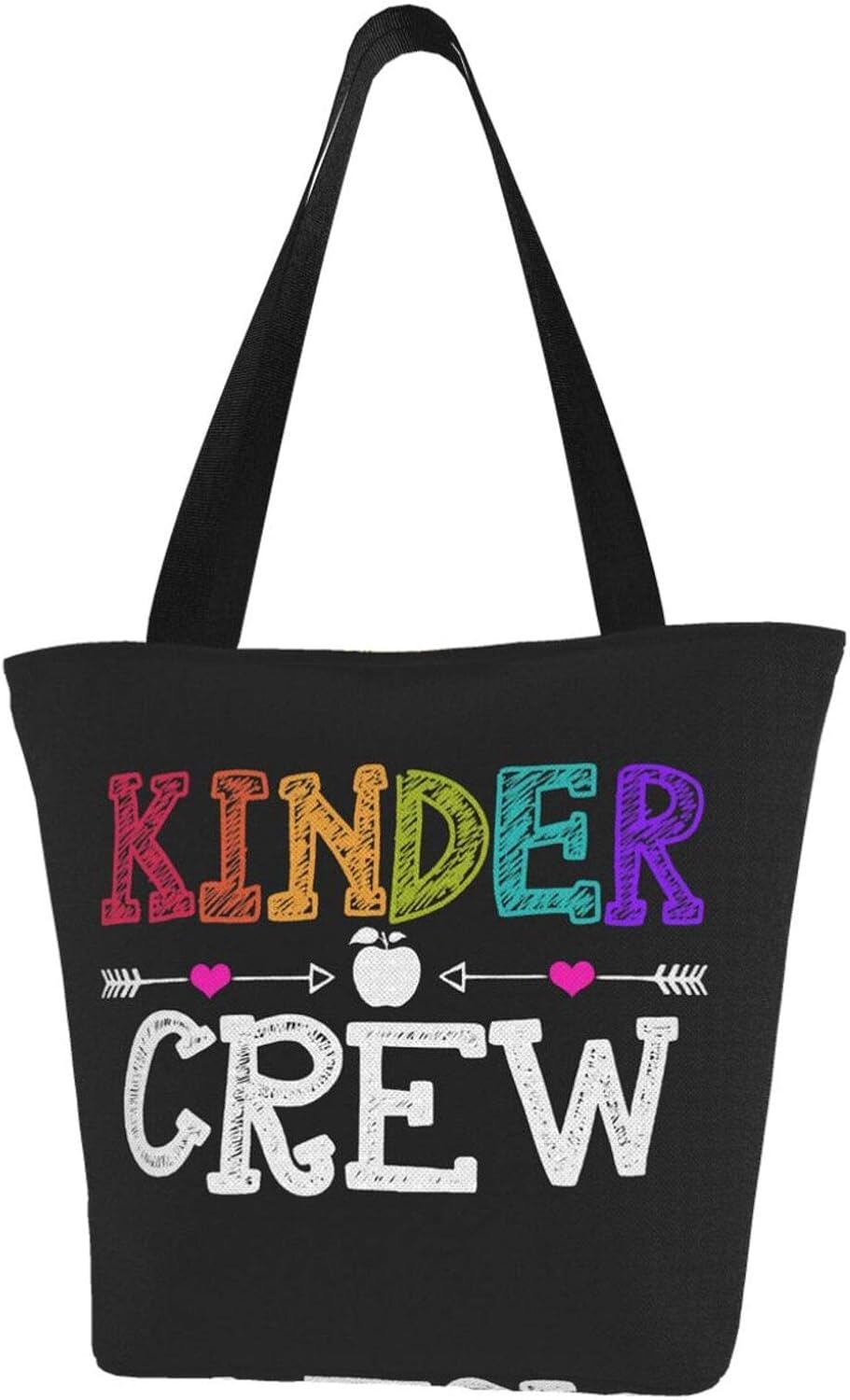 Kindergarten Teacher Kinder Crew Canvas Tote Bag Small Women Casual