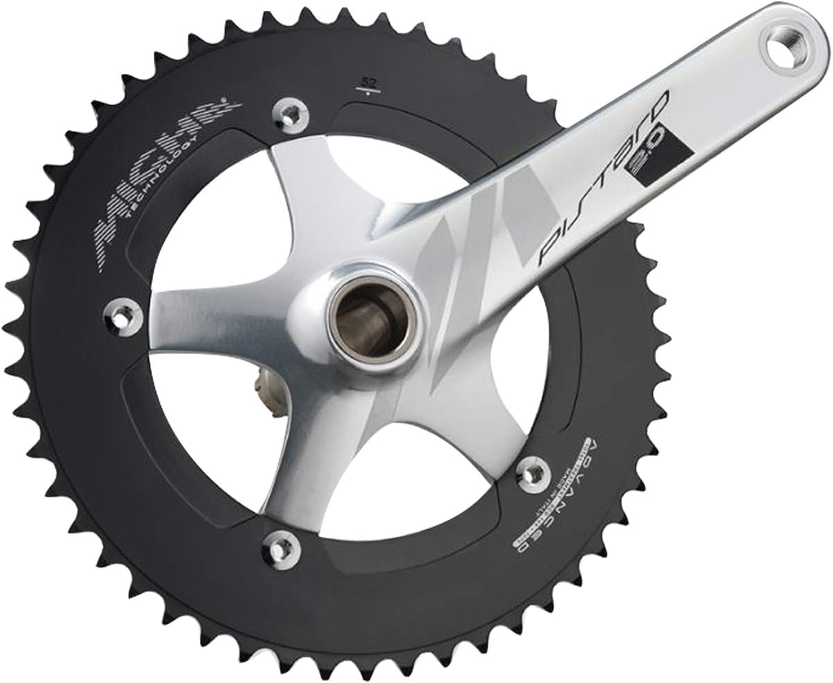 Kettenblatt Miche Pistard 2.0 Chainset 165 mm 50T Silver (City Fixed)/Crankset Cranks Pistard 2.0 165 mm 50T Silver (City Fixed Cranksets)