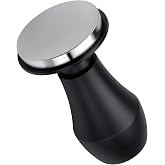 Normcore 49mm Coffee Tamper V4.1 with Click Sound Feedback, Spring Loaded Tamper With Stainless Steel Flat Base, Compatible with 49mm Espresso Machine Portafilter, Black