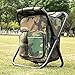 FCFKUK Bright starl Multifunction Folding Cooler and Stool Backpack, Hiking Camouflage Seat Table Bag Camping Gear for Outdoor Indoor Fishing Travel Beach