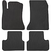 San Auto Car Floor Mats for Mercedes Benz CLA 250 (2014-2019) & GLA 250 (2015-2020), Custom Fit A Class 2012-2019, B Class 2013-2019 Floor Liner Black All Weather Rubber Mats Heavy Duty Odorless