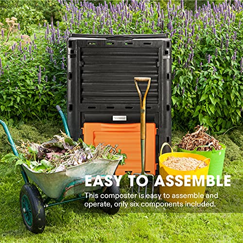 VIVOSUN Compost Bin 80Gallon (300L), Outdoor Composter W/Large Capacity