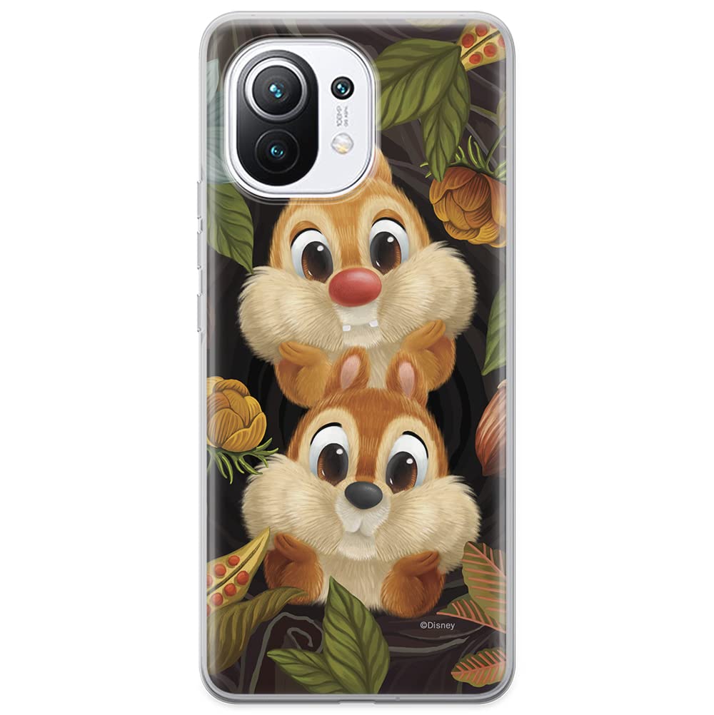 ERT GROUP mobile phone case for Xiaomi 11 original and officially Licensed Disney pattern Chip & Dale 002 optimally adapted to the shape of the mobile phone, case made of TPU — image 1