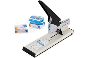 FRIFREEGO Heavy Duty Stapler - Effortless 240-Sheet Office Stapler with Adjustable Paper Guide, Super Capacity with 4000 Staples
