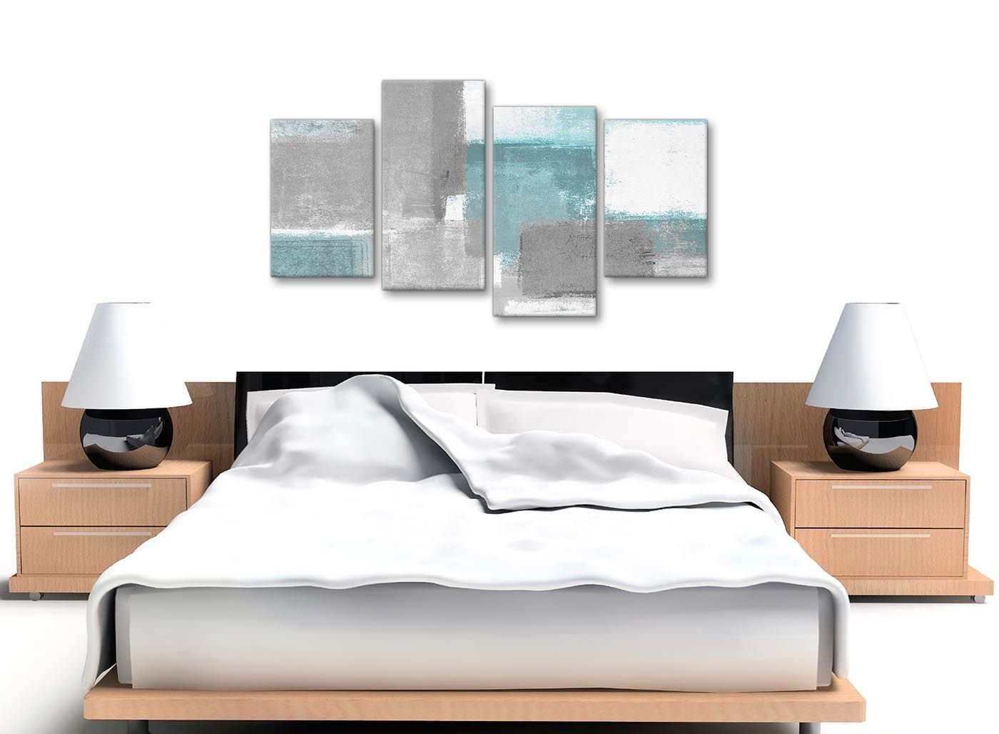 4377 130cm Set Of Prints Wallfillers Large Teal Grey Painting Abstract Bedroom Canvas Wall Art Decor Prints On Canvas Seencompany Home Kitchen
