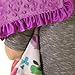 Snuggle Stuffs Baby Girls Reversible Minky Velboa Stroller Blanket (Choose Color) (Birds/Violet)