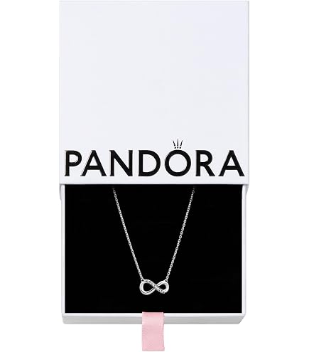 Amazon.com: PANDORA Sparkling Infinity Heart Collier Necklace - 3