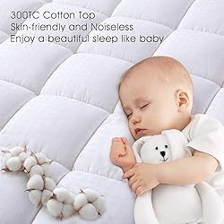 EASELAND Twin XL Mattress Pad Pillow Top Quilted