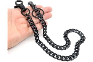 SEOUL EDITON SEOUL EDITION Wallet Chain for Men Women Boy Girl Biker Motorcycle Trucker Pants Jean Punk Hip Hop Keyholder Keyring Keychain