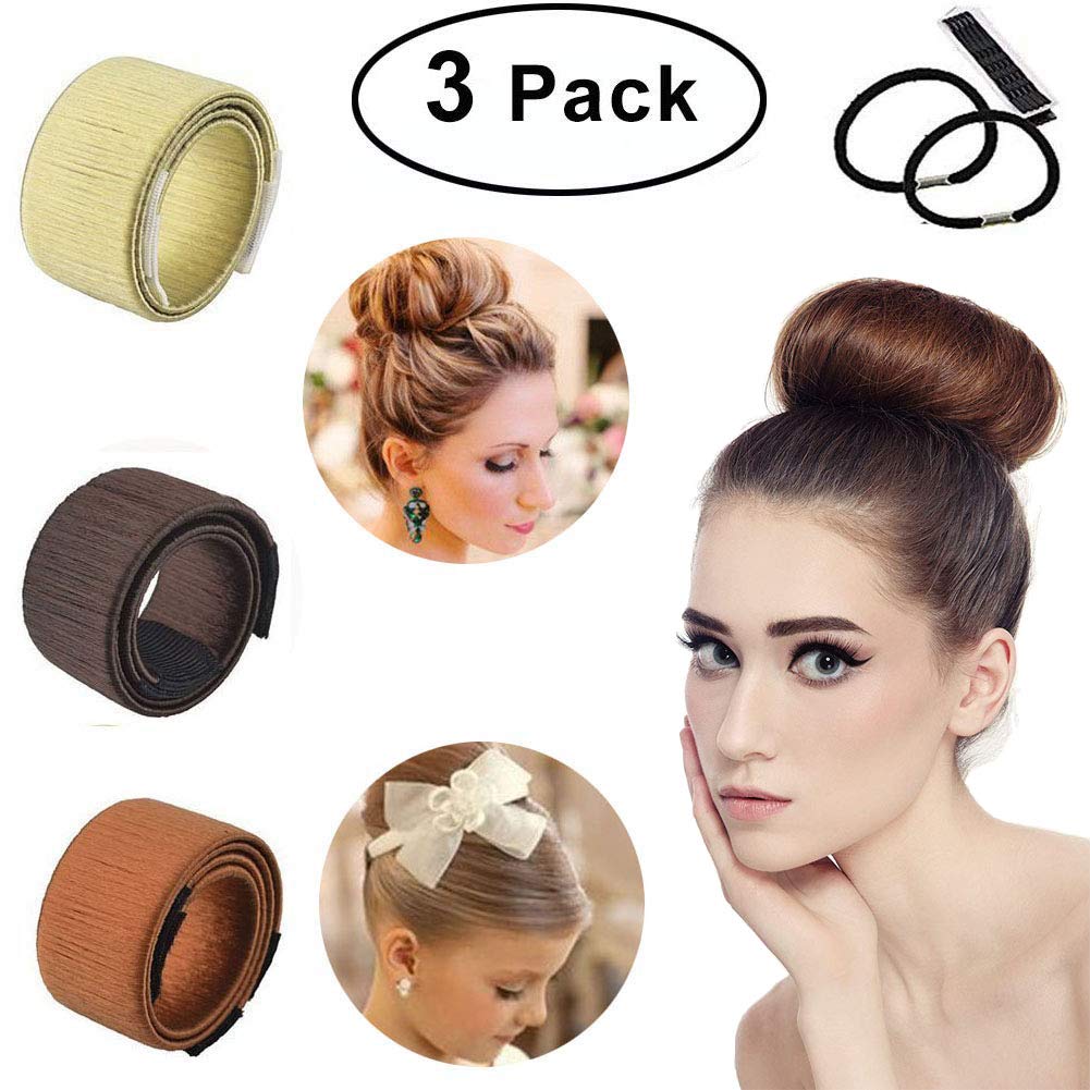 Girl S Hair Bun Maker Aray 3pcs Magic Hair Bun Accessories Hair