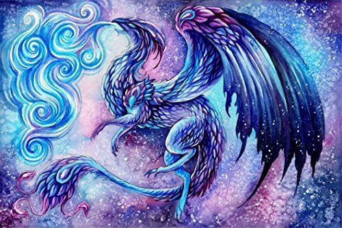 Mazixun 100% Full Square Diamond Embroidery Dragon Diamond Mosaic Full Square Painting Stitch Crystal Diamond Painting