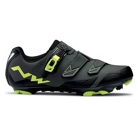 Northwave Scream 2 SRS MTB Fahrrad Schuhe schwarz/grau/gelb2018