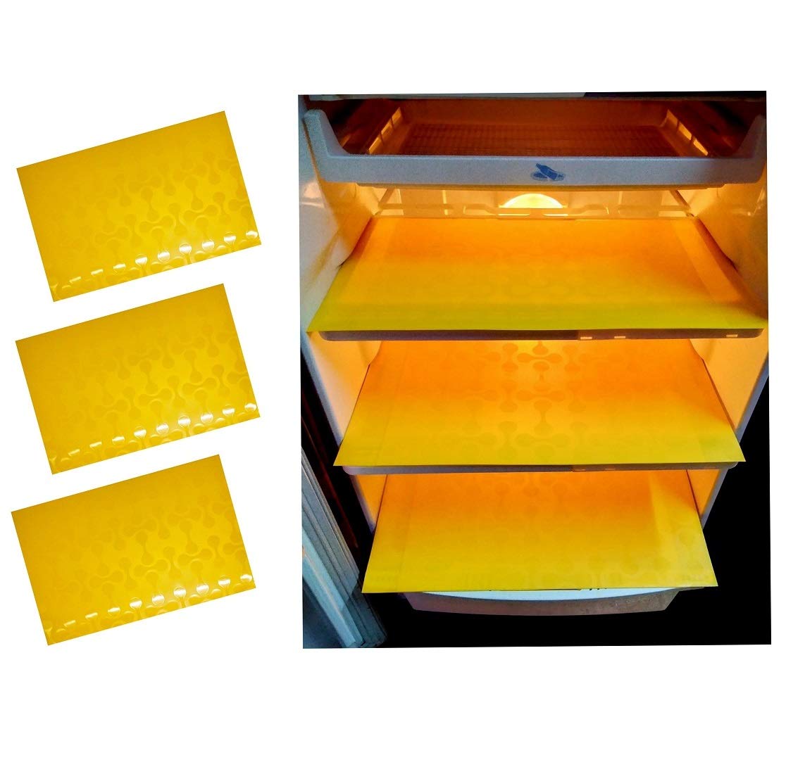 Buy Deerosita Plastic Fridge Mat Refrigerator Drawer Mat Fridge