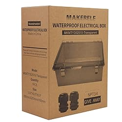 MAKERELE Outdoor Junction Box ABS Plastic