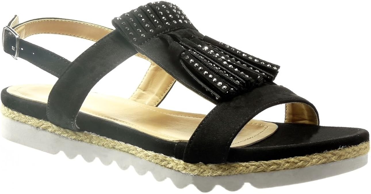 espadrille ouverte plateforme