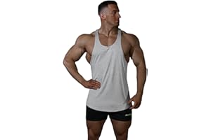 Jed North Pro Bodybuilding Workout Stringer Gym Tank Top Singlet Racerback