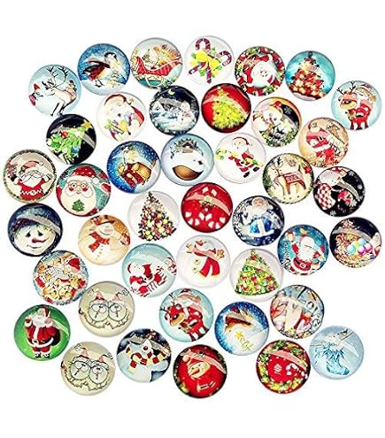 DIY Glas-Buttons – 30 Stück, 20 Mm, Halloween-Motive Wie Kürbis & Fledermaus