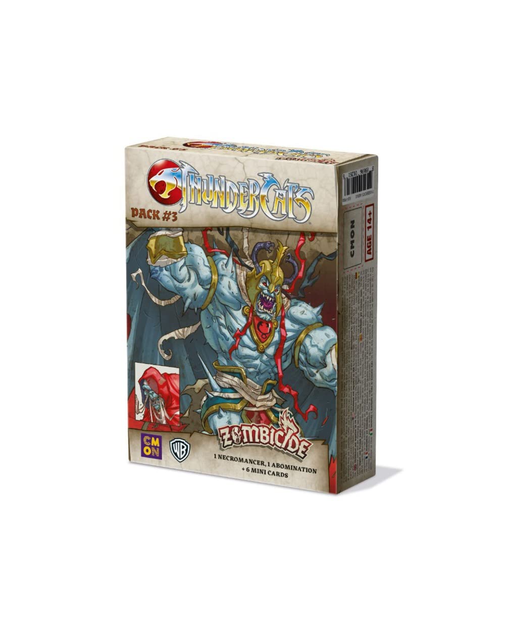 CMON - Edge Entertainment GUFPR08 Zombicide: Thundercats Pack 3 Multilanguage Miniatures Set, Includes Spanish