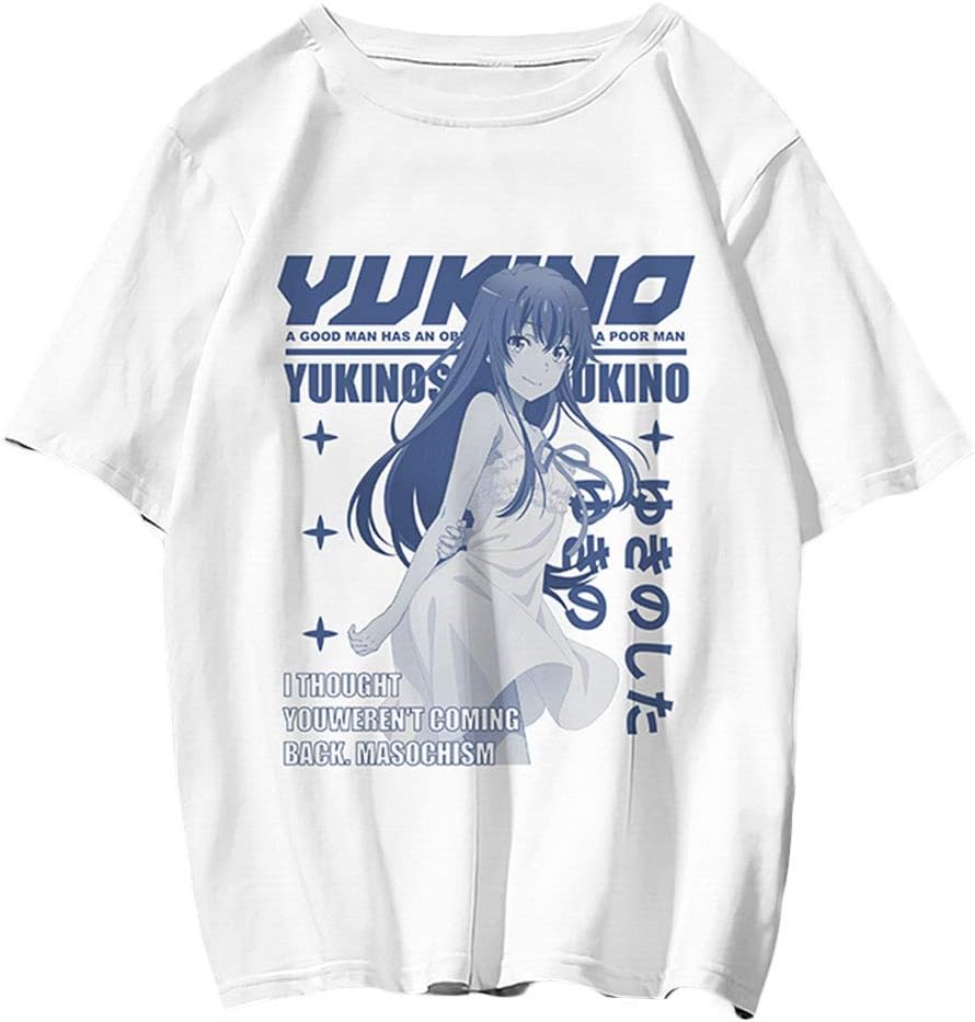 Amazon Co Jp 俺ガイル 雪ノ下雪乃 Tシャツ 半袖 インナーシャツ 肌着 スポーツ シャツ 下着 軽い 柔らかい 快適 カジュアル おしゃれ メンズ Xxl ホビー