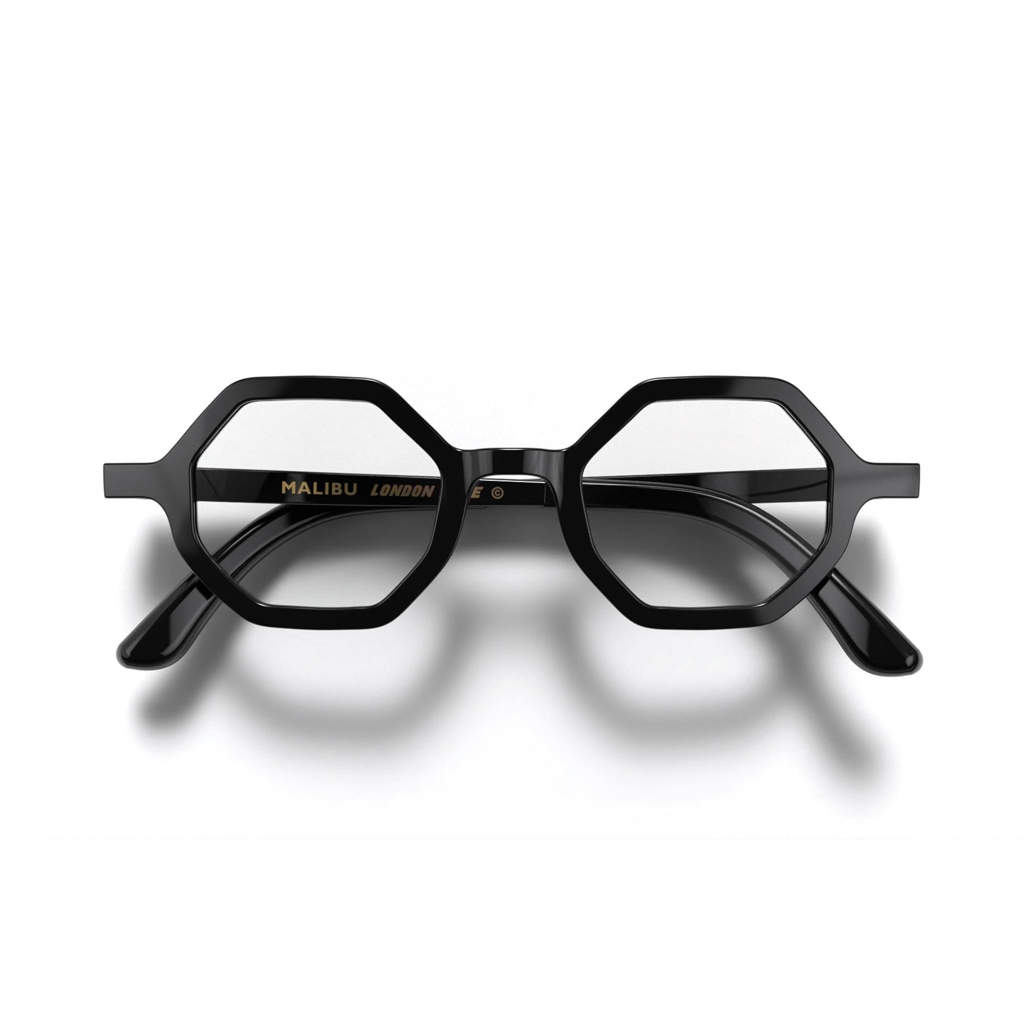 LONDON MOLE® Malibu reading glasses | Cool hexagonal/octagonal shaped readers | Men’s Women’s Unisex | Spring hinges