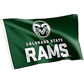 Desert Cactus Colorado State University CSU Flag - 3 x 5 Feet Rams Banner, Indoor/Outdoor Durable Fabric, 100% Polyester Design (Style U)