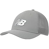 New Balance Adult Unisex 6 Panel Lightweight Adjustable Stretch Running Workout Trucker Hat