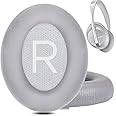 QOQOON Premium Replacement Earpads for Bose 700 Upgraded Headphone Replacements Ear Pads Cushion for Bose NC700 Headphones Cushion for Noise Cancelling Headphones NC700 Luxurious Memory Foam (Silver)