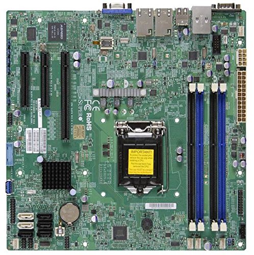 Supermicro CPU Combo Mini ITX DDR3 1066 Motherboards X11SBA-LN4F-O