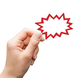 Starburst Signs with Stickers 200pcs | Sale Price