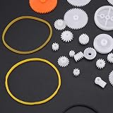 Yosoo Health Gear 78pcs Plastic Gears Pulleys Worm Shaft Kit for DIY Model view 5