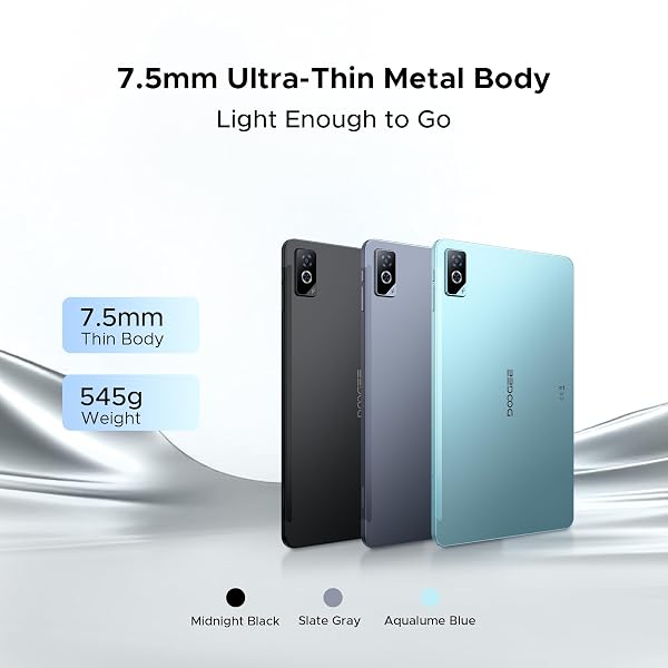 DOOGEE TAB G6 PRO TABLET 12 INCH, ANDROID 16 TABLETS, 90HZ 2.4K 36GB RAM+128GB ROM/TF 2TB, HELIO G100 OCTA-CORE GAMING TABLET, 4G LTE/5G WIFI/9000MAH/GEMINI AI/13MP+8MP/OTG/FACE ID/DUAL SPEAKERS